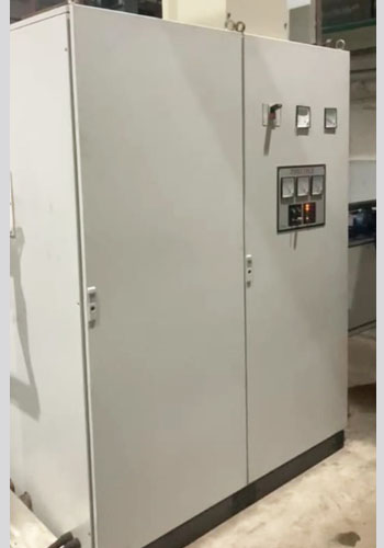 Induction brazing control cabinet built by Inductech