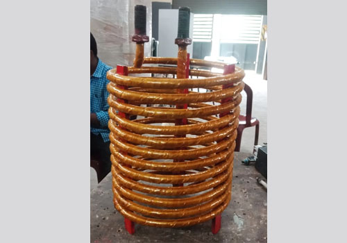 Induction hardening coil built by Inductech